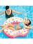 Renkli Donut Havuz Simidi 107X99 Cm, Eğlenceli ve Rahat Yaz Aktiviteleri Için. 2