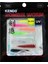 Zombie Worm Mix Color Lrf Silikonu 4cm 8 Adet Yaban Mersini Kokulu Iğnesiz 1