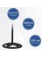 5 Metal Kanatlı Soğutucu Vantilatör Pervane 3 Kademe Hız Kontrol 18’’inch - 80W 4