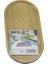 Oval Ahşap Bambu Yağdanlık Altlık Mini Tepsi 12 x 23.3 x 0.8cm (2818) 1