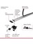 Dacia Lodgy (J92) 2012-2022 Arası ile Uyumlu Hook Model Ara Atkı Tavan Barı Gri 2 Adet 6