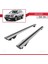 Volvo XC90 2003-2014 Arası ile Uyumlu Hook Model Anahtar Kilitli Ara Atkı Tavan Barı Gri 4