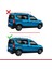 Dacia Dokker 2012 ve Sonrası ile Uyumlu Ace-1 Ara Atkı Tavan Barı Gri 3