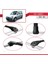 Opel Combo (C) 2001-2011 Arası ile Uyumlu Ace-1 Ara Atkı Tavan Barı Siyah 3 Adet Bar 4