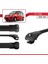 Fiat Panda 2003-2012 Arası ile Uyumlu Ace-1 Ara Atkı Tavan Barı Siyah 3 Adet Bar 3
