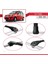 Fiat Panda 2003-2012 Arası ile Uyumlu Ace-1 Ara Atkı Tavan Barı Siyah 3 Adet Bar 4