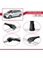 Toyota Sienna (XL40) 2021 ve Sonrası ile Uyumlu Ace-1 Ara Atkı Tavan Barı Siyah 3 Adet Bar 4