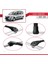 Dacia Logan 2 Mcv (K52) 2007-2012 Arası ile Uyumlu Ace-1 Ara Atkı Tavan Barı Siyah 3 Adet 4