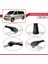 Volkswagen Multivan (T5) 2003-2015 Arası ile Uyumlu Ace-1 Ara Atkı Tavan Barı Siyah 3 Adet Bar 4