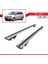 Opel Zafira 2005-2007 Arası ile Uyumlu Hook Model Anahtar Kilitli Ara Atkı Tavan Barı Gri 4
