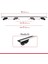 Fiat Panda 2003-2011 Arası ile Uyumlu Hook Model Anahtar Kilitli Ara Atkı Tavan Barı Gri 3