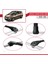 Renault Grand Scenic (Mk3) 2009-2016 Arası ile Uyumlu Ace-1 Ara Atkı Tavan Barı Siyah 3 Adet Bar 4
