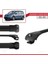 Volkswagen Touran 2010-2015 Arası ile Uyumlu Ace-1 Ara Atkı Tavan Barı Siyah 3 Adet Bar 3