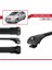 Toyota Sienna (XL20) 2004-2010 Arası ile Uyumlu Ace-1 Ara Atkı Tavan Barı Siyah 3 Adet Bar 3