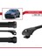 Porsche Cayenne (9pa) 2003-2010 Arası ile Uyumlu Ace-1 Ara Atkı Tavan Barı Siyah 2 Adet 3