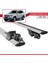 Ssangyong Rexton 2012-2017 Arası ile Uyumlu Hook Model Anahtar Kilitli Ara Atkı Tavan Barı Gri 5