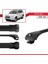 Toyota Rav4 2006-2012 Arası ile Uyumlu Ace-1 Ara Atkı Tavan Barı Siyah 3 Adet Bar 3