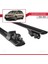 Vw Sharan 2010-2022 Arası ile Uyumlu Hook Model Anahtar Kilitli Ara Atkı Tavan Barı Siyah 5