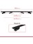 Volvo XC90 2003-2014 Arası ile Uyumlu Hook Model Anahtar Kilitli Ara Atkı Tavan Barı Siyah 3