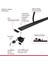 Volvo XC90 2003-2014 Arası ile Uyumlu Hook Model Anahtar Kilitli Ara Atkı Tavan Barı Siyah 6