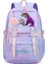Disney Frozen Mochila Feminina Anna Elsa Kids Backpack School Bags Teenage Girls Dizüstü Paket Seyahat Eşey Çantaları Renk: Mor (Yurt Dışından) 1