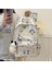 2024 Sanrio Sevimli Kuromi Melody Cinnamoroll Büyük Kapasiteli Sırt Çantası Kız Kızlar Karikatür Hello Kitty Kawaii Canvas Schoolbag Renk: D28-12-43CM (Yurt Dışından) 1