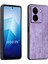 Azns Vivo Iqoo Z7 5G/Z7X 5g Pu Deri+Tpu Telefon Kılıfı Baskılı Desen Kaymaz Tutma Kapağı-Mor (Yurt Dışından) 1