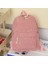 Moda Kadife Tarzı Genç Unisex Öğrenci Okul Çantası Çizgili Yeni Seyahat Bag Haki (Yurt Dışından) 1