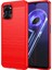 Realme 9i 5g/10 5g Düşmeye Dayanıklı Karbon Fiber Doku Tpu Koruyucu Telefon Kılıfı Fırçalanmış Cep Telefonu Kılıfı-Kırmızı (Yurt Dışından) 1