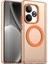 Realme Gt 6 5g/gt 6t 5g/gt Neo6 Se 5g/gt Neo6 5g Için Telefon Kılıfı Magsafe Pc+Tpu+Pet Düşmeye Lı Telefon Kılıfı-Turuncu (Yurt Dışından) 1