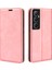 Realme C65 4g Kılıf Cilt Hissi Pu Deri Telefon Kılıfı Güçlü Manyetik-Pembe (Yurt Dışından) 1