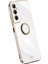 Xınlı Realme C65 4g Kılıf Halka Tutucu Kickstand Galvanik Tpu Telefon Kılıfı-Beyaz (Yurt Dışından) 1