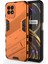 Kickstand Tasarım Sert Pc + Yumuşak Tpu Düşmeye Karşı Hibrit Telefon Kılıfı Realme 8i/narzo 50 4g-Turuncu (Yurt Dışından) 3