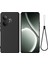 Realme Gt 6t 5g/gt 6 5g Kılıf Bilek Kayışlı Sıvı Silikon Telefon Kılıfı-Siyah (Yurt Dışından) 1