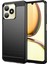 Realme C53(GLOBAL)/C53(HINDISTAN)/C51 Kılıf Darbeye Dayanıklı Tpu Kabuk Karbon Fiber Doku Telefon Kılıfı-Siyah (Yurt Dışından) 1