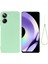 Realme 10 4g Hassas Kesik Telefon Kılıfı Sıvı Silikon Düşmeye Dayanıklı Arka Kapak Kayışlı-Yeşil (Yurt Dışından) 1