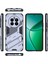 Realme 12 4g/12+5g Kılıf Kickstand Pc+Tpu Koruyucu Sert Telefon Kılıfı-Gri (Yurt Dışından) 4