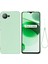 Realme C30 4g Için Sıvı Silikon Telefon Kılıfı Darbeye Dayanıklı Kılıf Yumuşak Mikrofiber Astar Düşmeye Karşı Koruyucu Kılıf Kayışlı-Yeşil (Yurt Dışından) 1