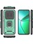 Realme 12 4g/12+5g Kılıf Pc+Tpu Koruyucu Telefon Kılıfı Sürgülü Kamera Koruyucu-Yeşil (Yurt Dışından) 5