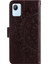 Realme C30 4g Için Mandala Çiçek Desenli Baskılı Telefon Kılıfı, Pu Deri El Kayışı Tasarımı Manyetik Düşmeye Karşı Kapak Standı Cüzdan-Kahverengi (Yurt Dışından) 5