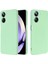 Realme 10 4g Hassas Kesik Telefon Kılıfı Sıvı Silikon Düşmeye Dayanıklı Arka Kapak Kayışlı-Yeşil (Yurt Dışından) 2