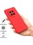 Realme 12 5G/12X 5g Kılıf Sıvı Silikon Düşmeye Dayanıklı Telefon Kılıfı Bilek Kayışı Ile-Kırmızı (Yurt Dışından) 5