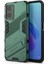 Realme 9i/oppo A36/A76 Için Sert Pc+Yumuşak Tpu Kılıf Ayarlanabilir Ayaklı Iyi Korunan Telefon Kılıfı Kabuk-Yeşil (Yurt Dışından) 3