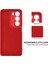 Realme 14X 5g Sıvı Silikon Kılıf Telefon Arka Kapağı El Kayışı Ile-Kırmızı (Yurt Dışından) 5