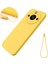 Realme Narzo 60 Pro 5g Telefon Kılıfı Kabuk Sıvı Silikon + Yumuşak Astar Çizilmez Kapak-Sarı (Yurt Dışından) 1