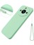 Realme Narzo 60 Pro 5g Telefon Kılıfı Kabuğu Sıvı Silikon + Yumuşak Astar Çizilmez Kapak-Yeşil (Yurt Dışından) 1