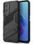 Realme 9i/oppo A36/A76 Için Sert Pc+Yumuşak Tpu Kılıf Ayarlanabilir Destek Iyi Korunan Telefon Kılıfı Kabuğu-Siyah (Yurt Dışından) 2