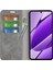 Realme 11X 5g/11 5g(Global)Slim-Fit Shell Skin-Touch Cüzdan Telefon Kılıfı Standı Pu Deri Cep Telefonu Kılıfı-Gri (Yurt Dışından) 2