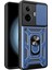 Realme Gt Neo 5 5g/gt3 5g Kılıf Sürgülü Lens Koruyucu Pc+Tpu Ayaklı Telefon Kılıfı-Mavi (Yurt Dışından) 1