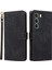 Realme 14X 5G/V70 5G/V70S 5g Cüzdan Rfıd Engelleme Pu Deri Kılıf Standı Kayışlı-Siyah Telefon Kılıfı (Yurt Dışından) 1